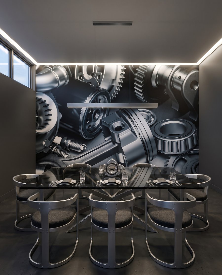 Mechanical Heart in an interior