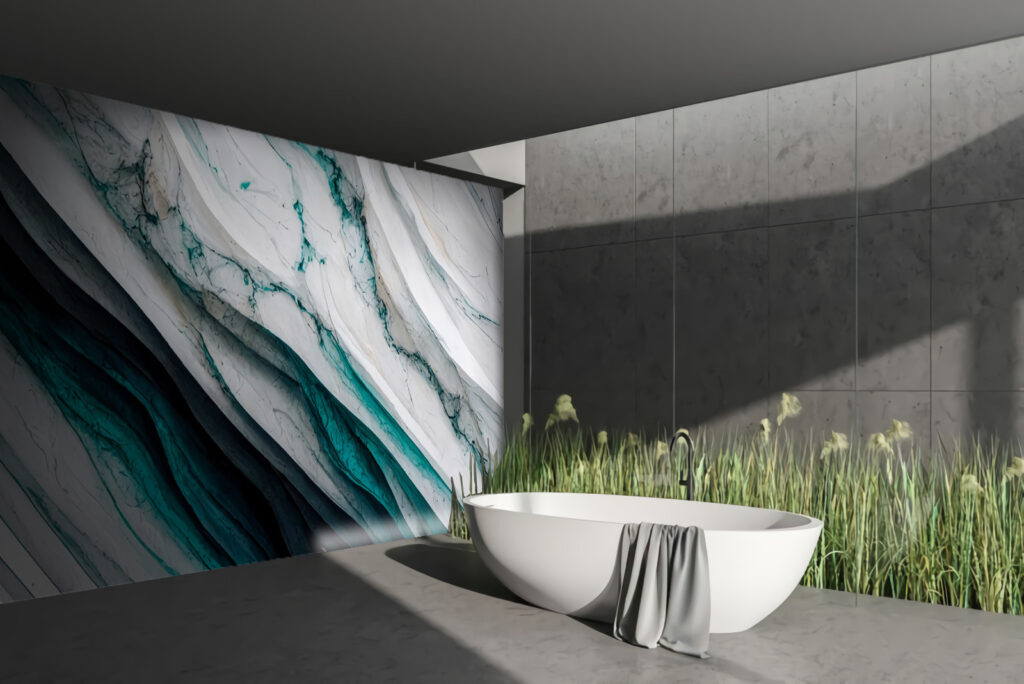 Turquoise veins run diagonally — interior 3
