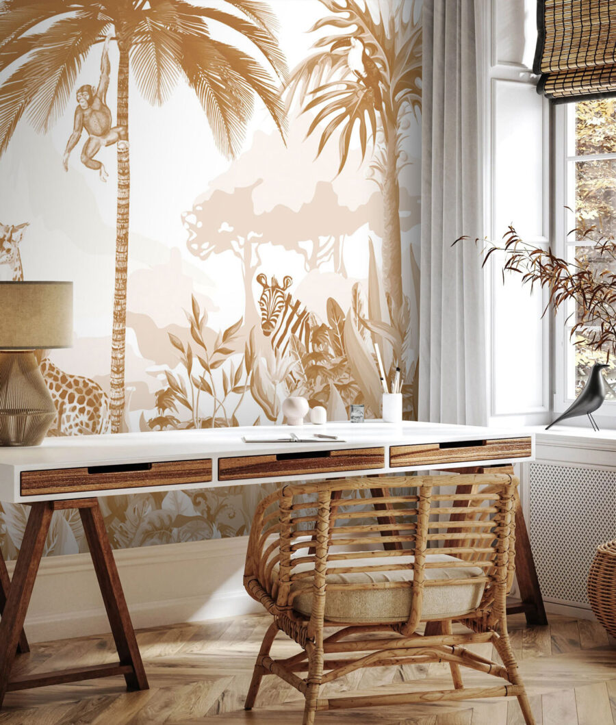 Leopards Among Palms — interior 4