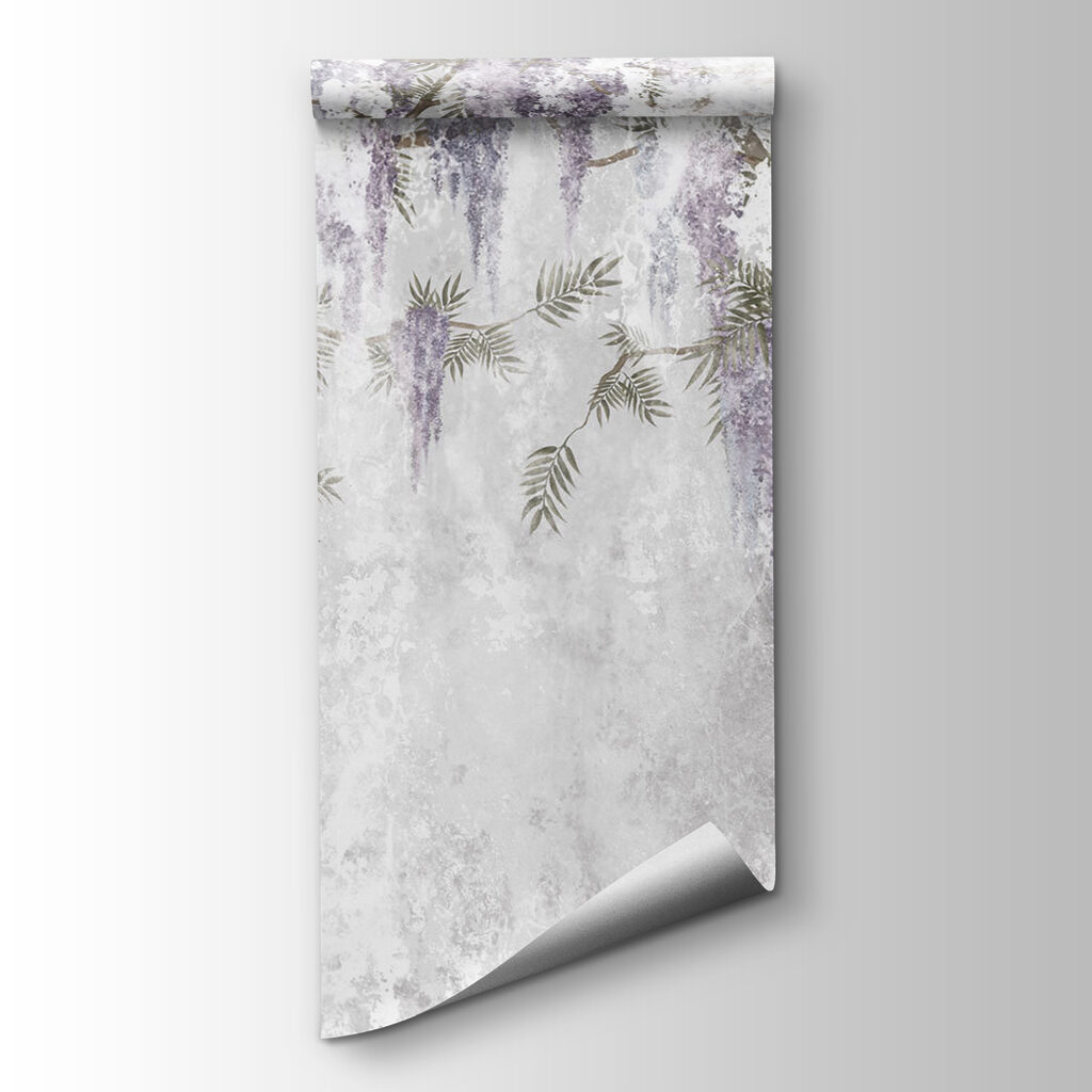 Hanging purple blossoms — product view
