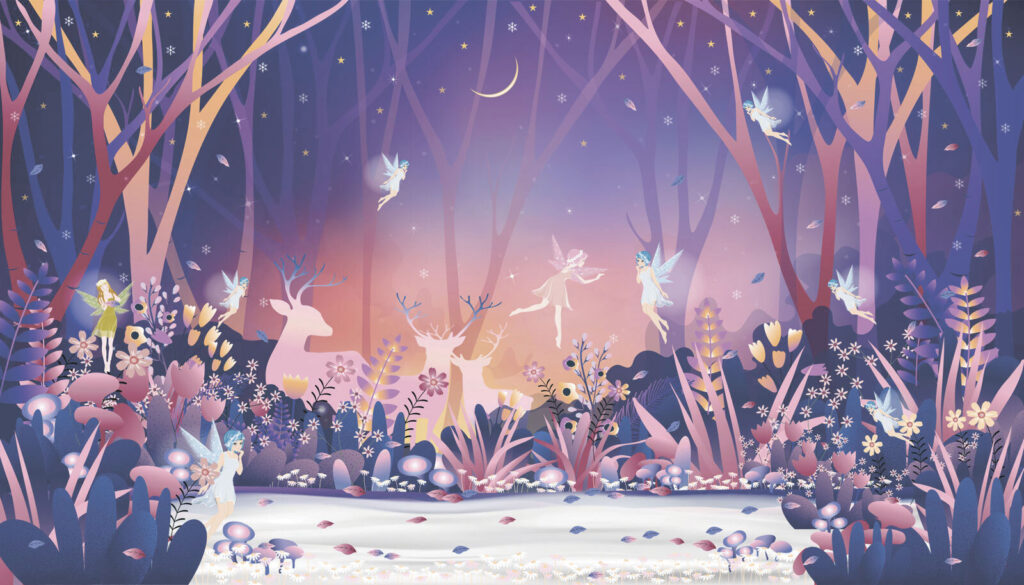 Fairy Forest Evening — full design