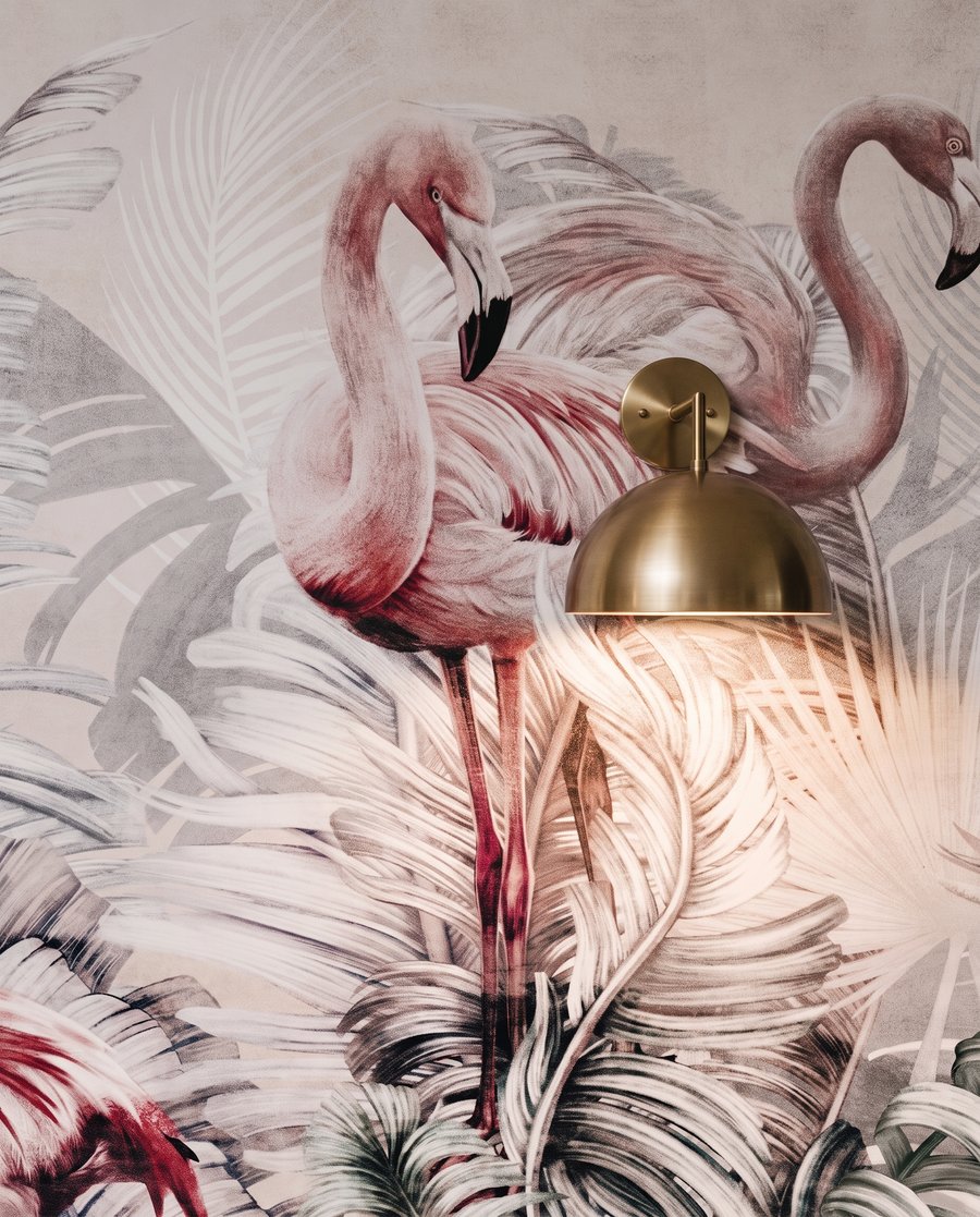 Flamingo Fronds — detail