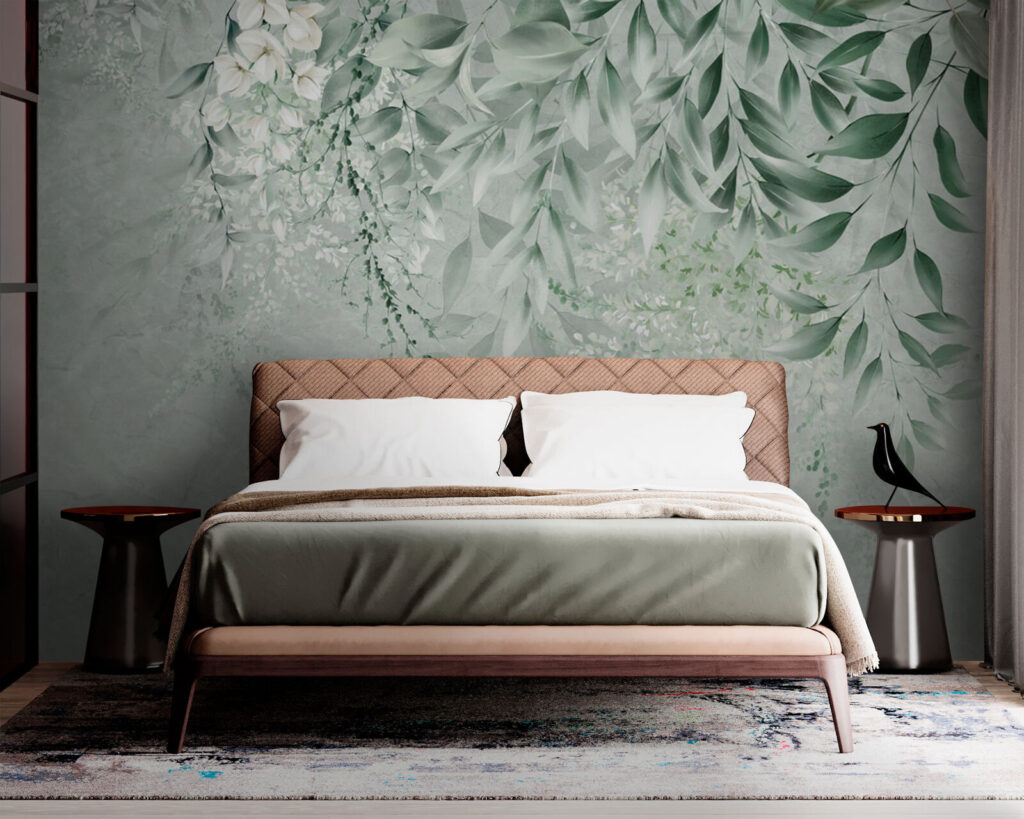 Hanging vines, pale green — interior 1