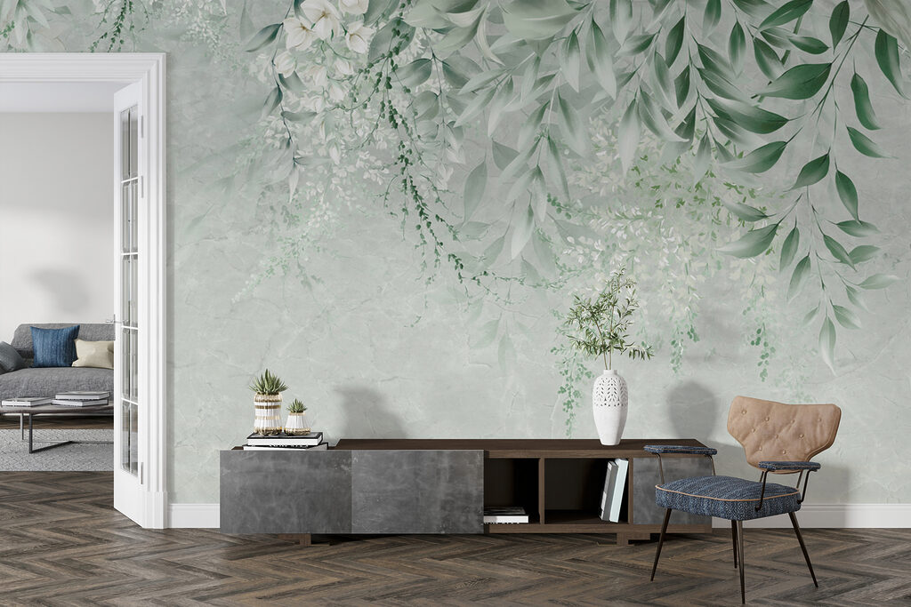 Hanging vines, pale green — interior 7