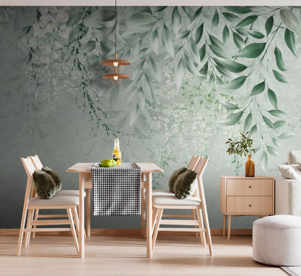 Hanging vines, pale green — interior 2