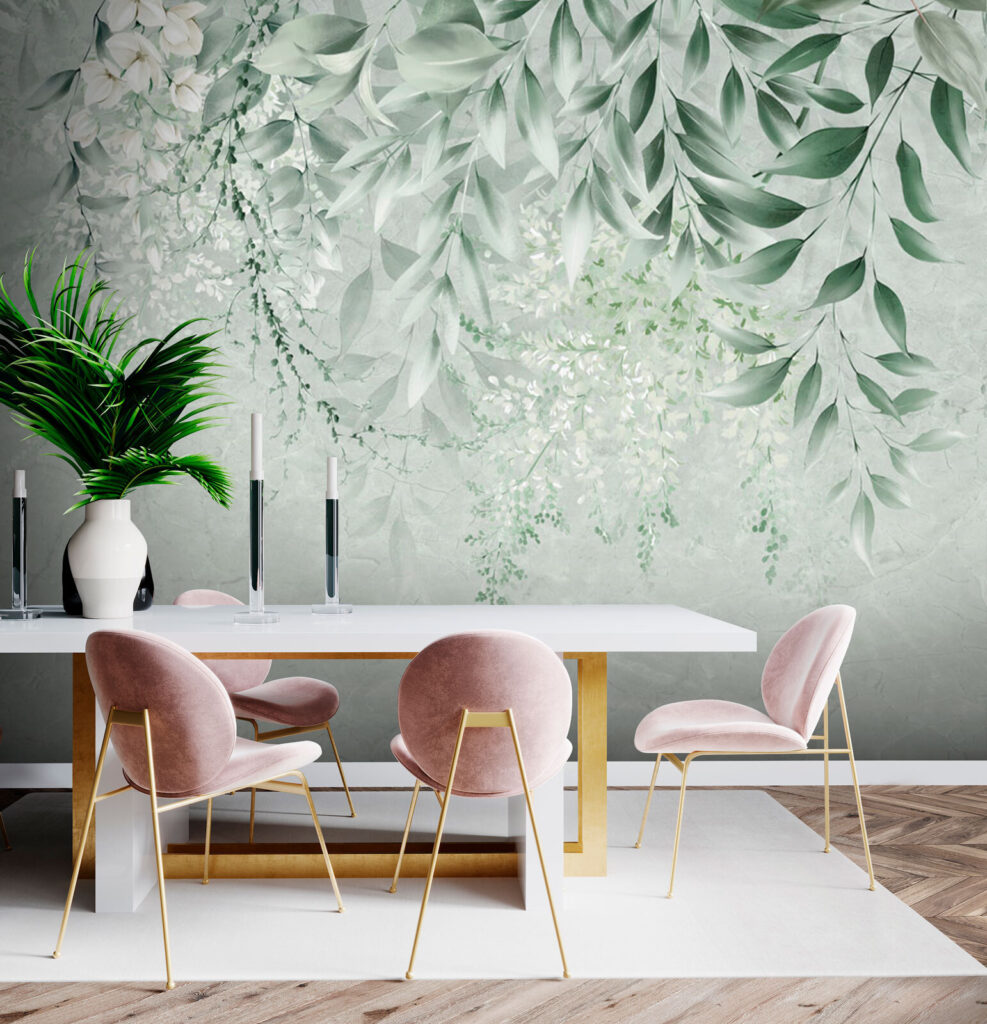 Hanging vines, pale green — interior 4