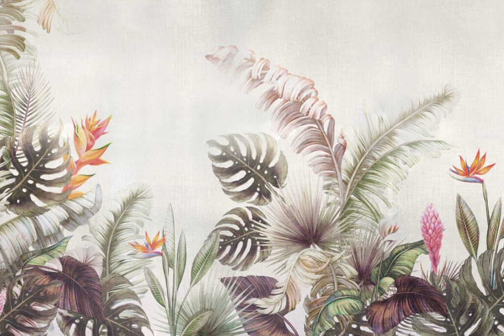 Blooms along the base — full design
