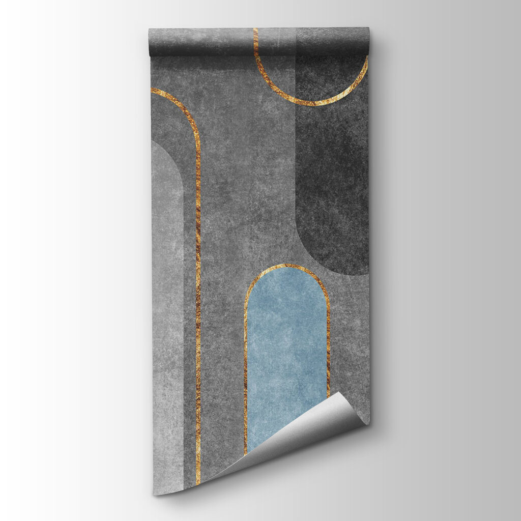 Grey arches, gold edges — product view