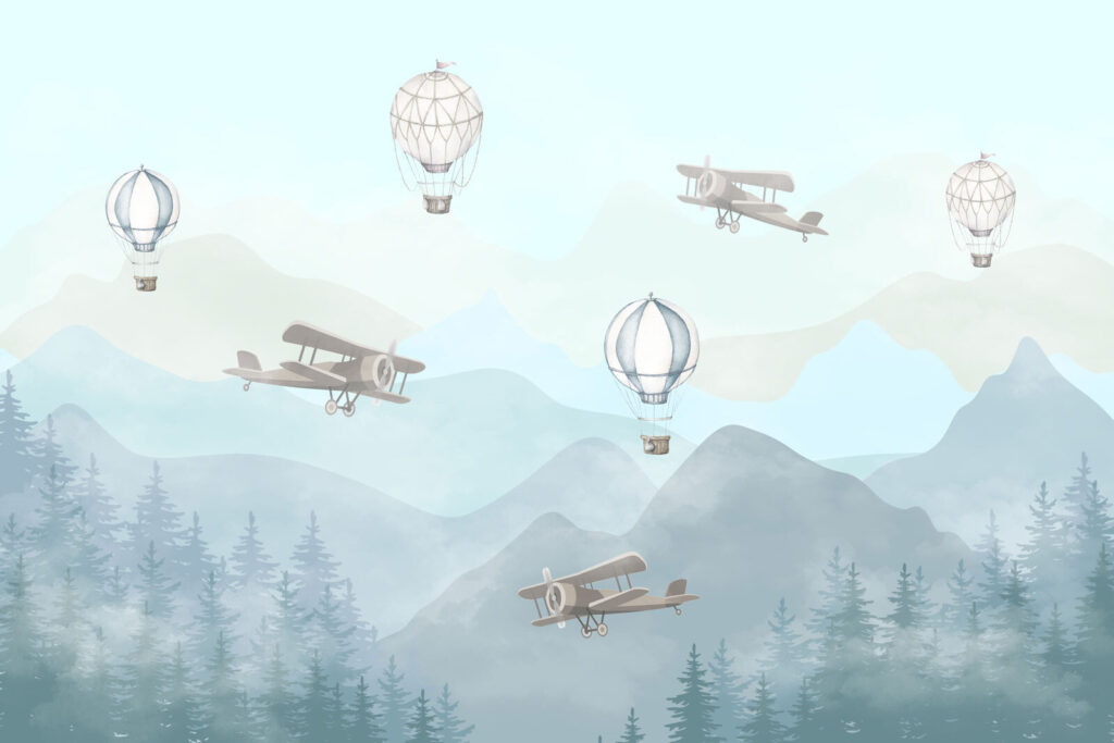 Across Mountain Skies — full design