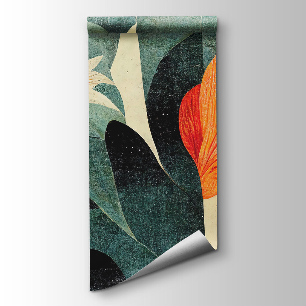 Orange flowers in blocks — product view