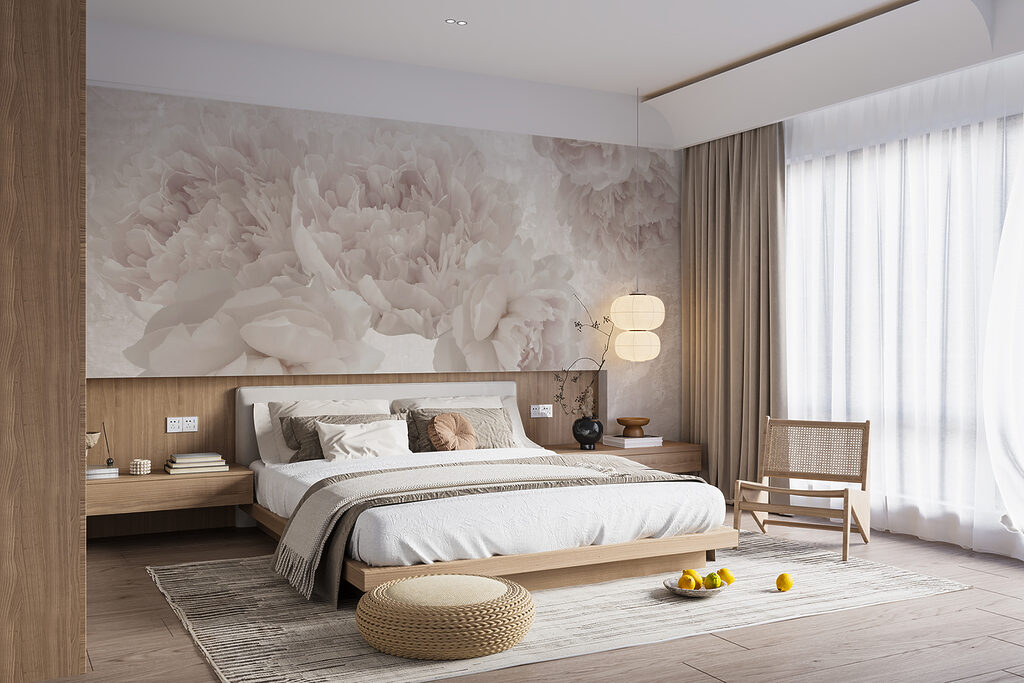 Faded Peonies in an interior