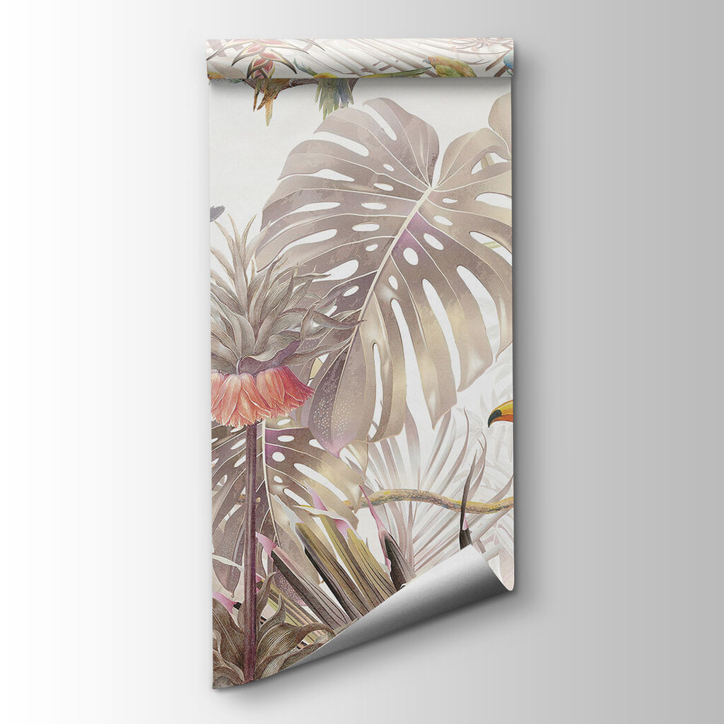 Toucans among pale leaves — product view