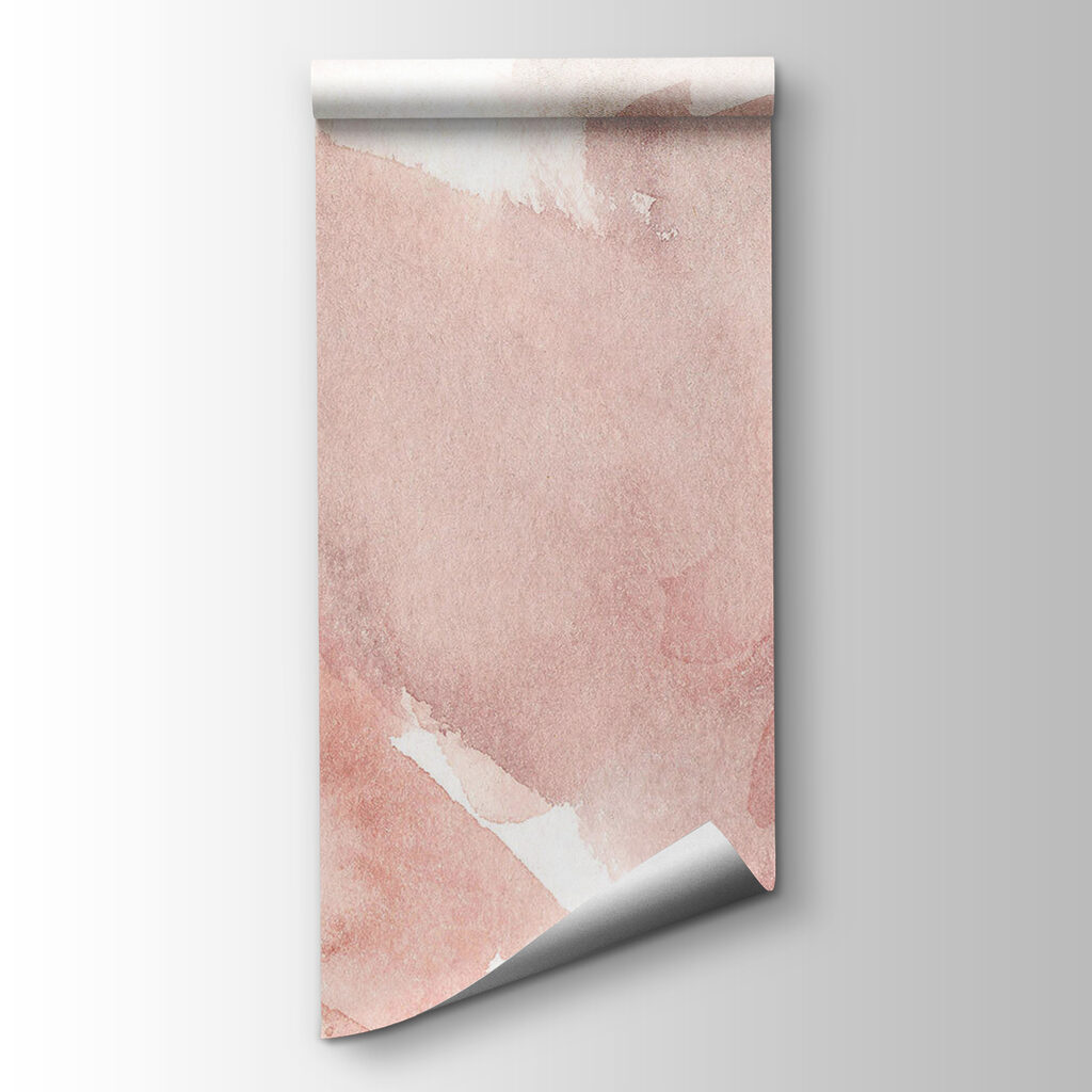 Pink watercolour leaves — product view