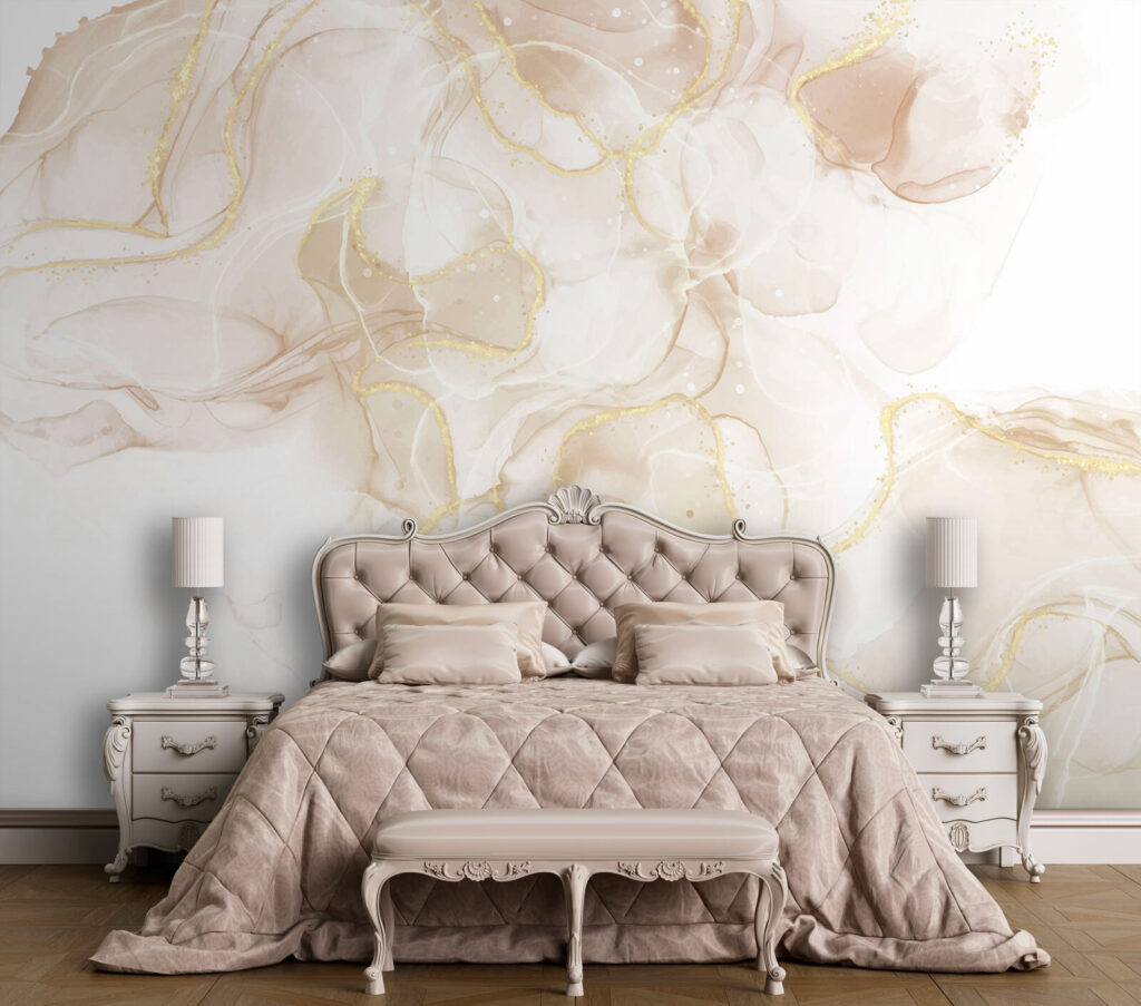 Gold-lined pale clouds — interior 1
