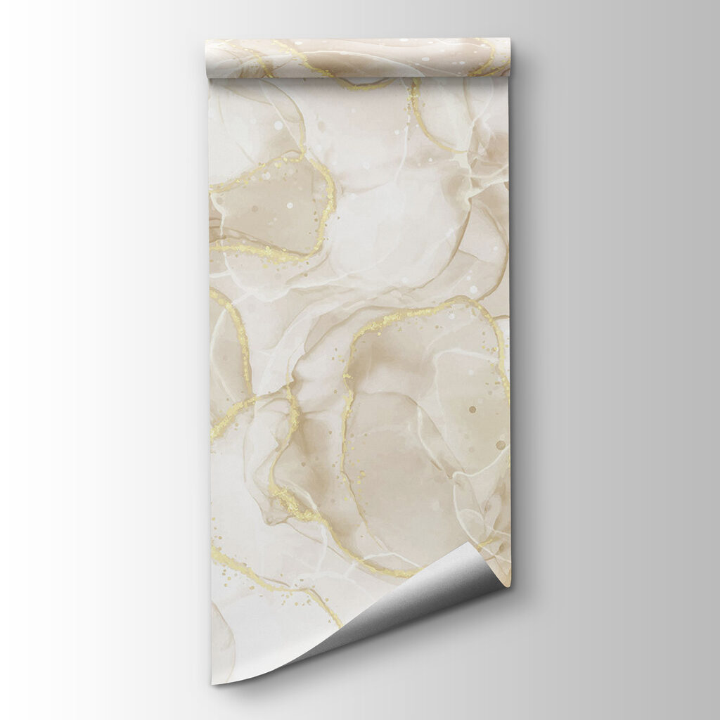 Gold-lined pale clouds — product view