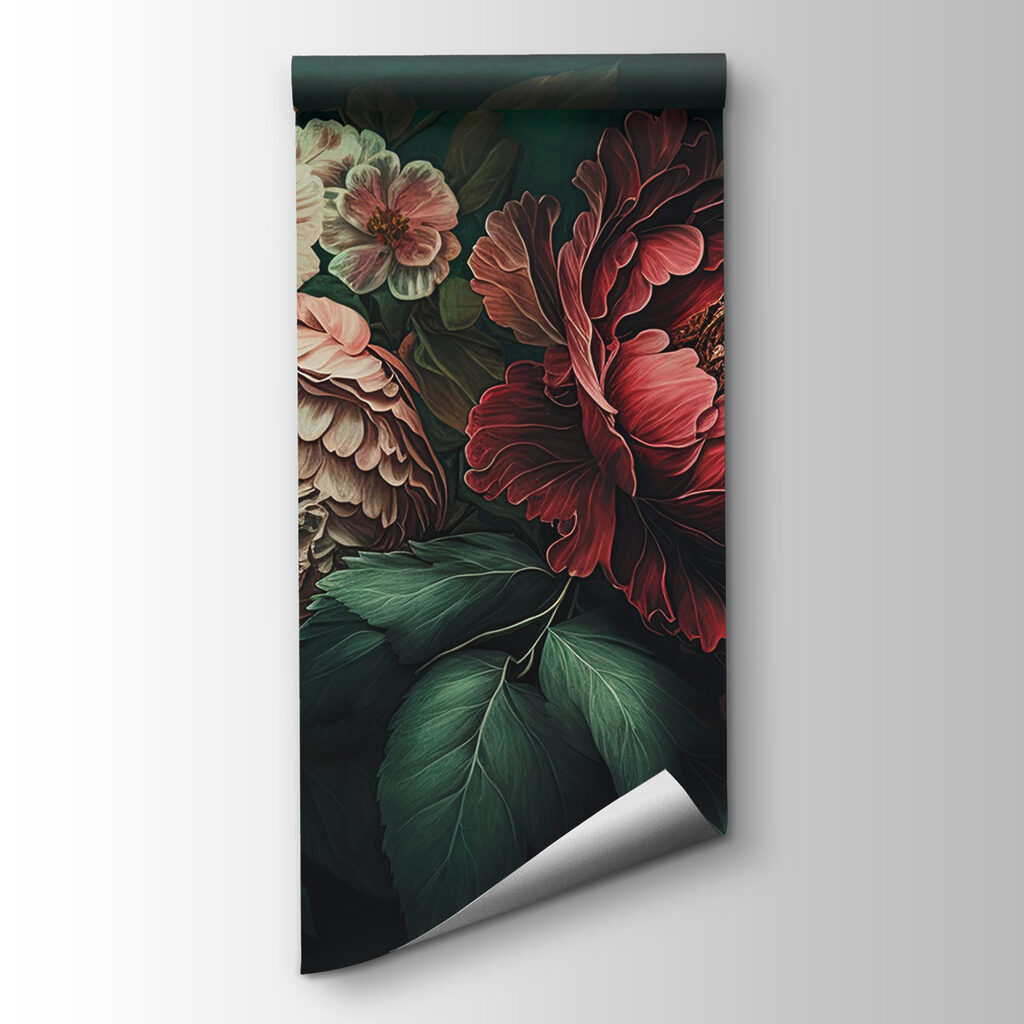 Dark bouquet with berries — product view