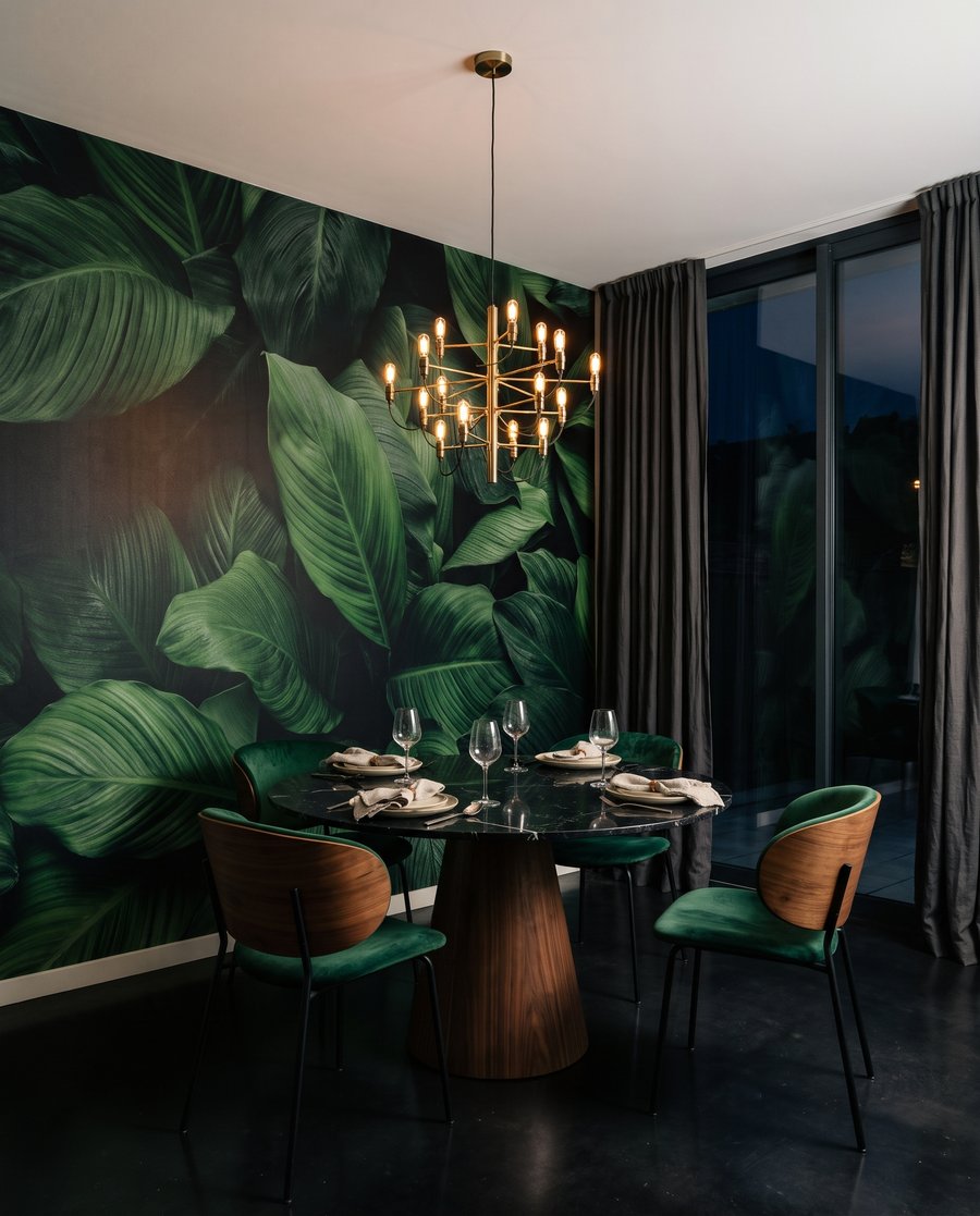 Leafy Embrace in an interior