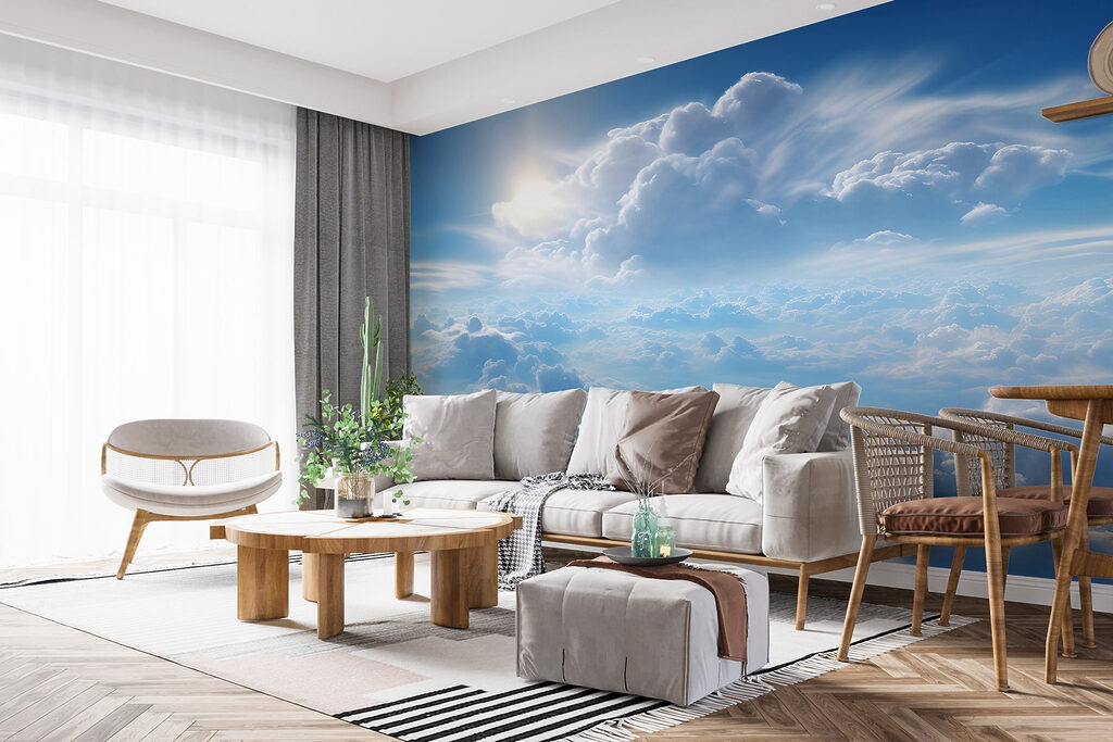 Above the Clouds in an interior