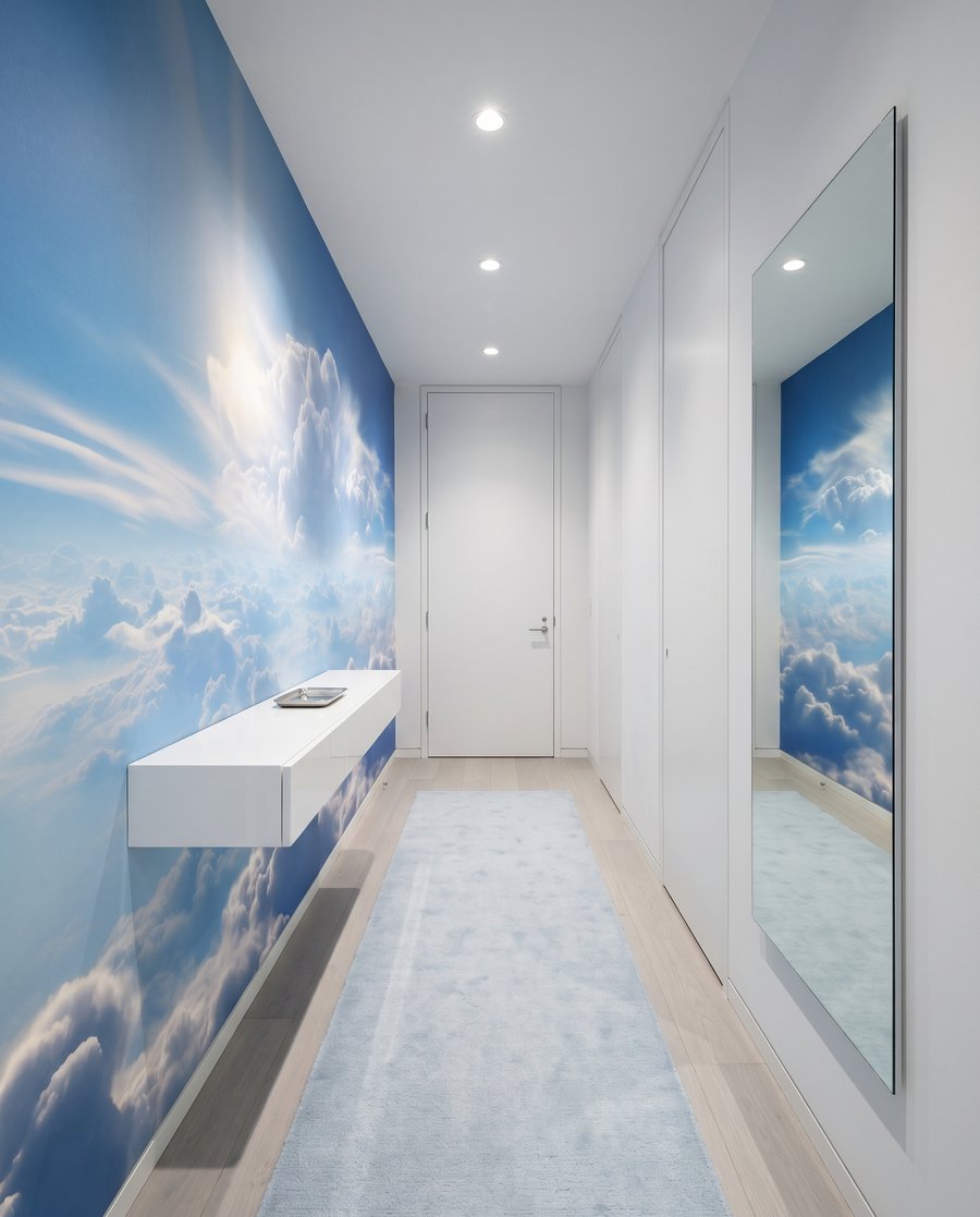 Above the Clouds in an interior
