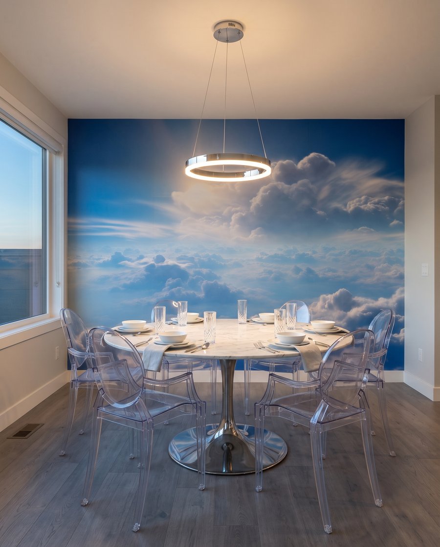 Above the Clouds in an interior
