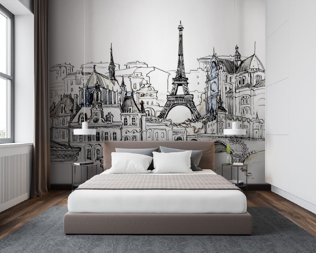 Paris in line sketches — interior 1