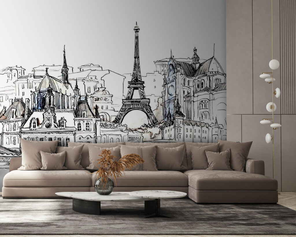 Paris in line sketches — interior 3