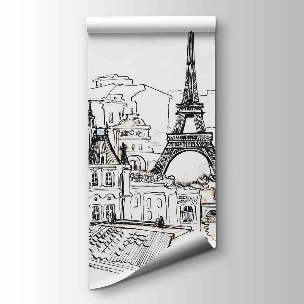 Paris in line sketches — product view