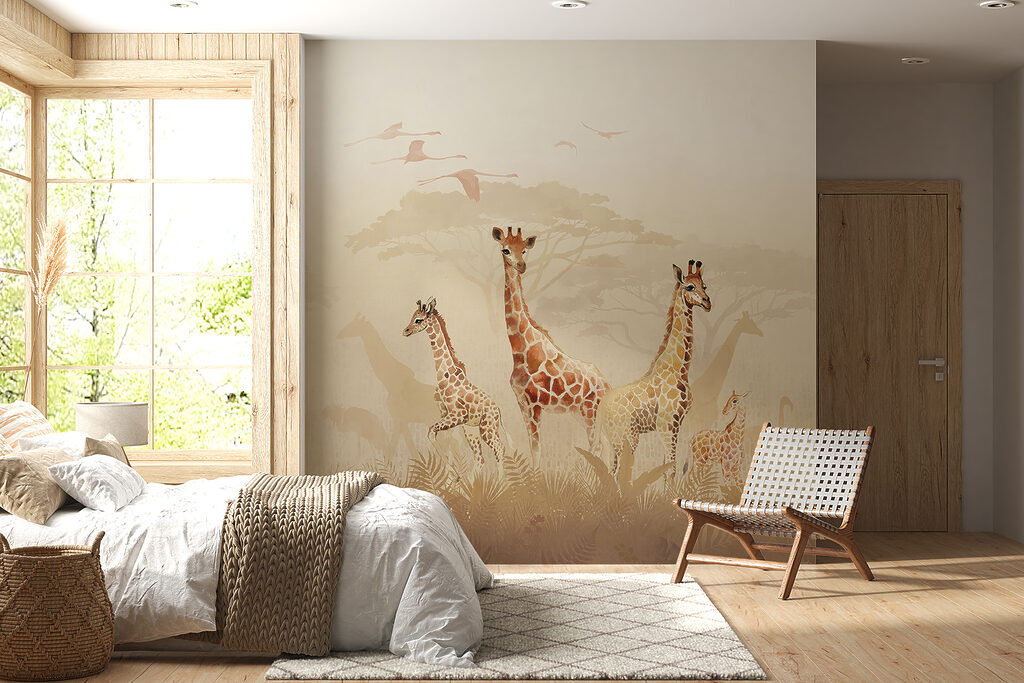 Giraffes at Daybreak — interior 3