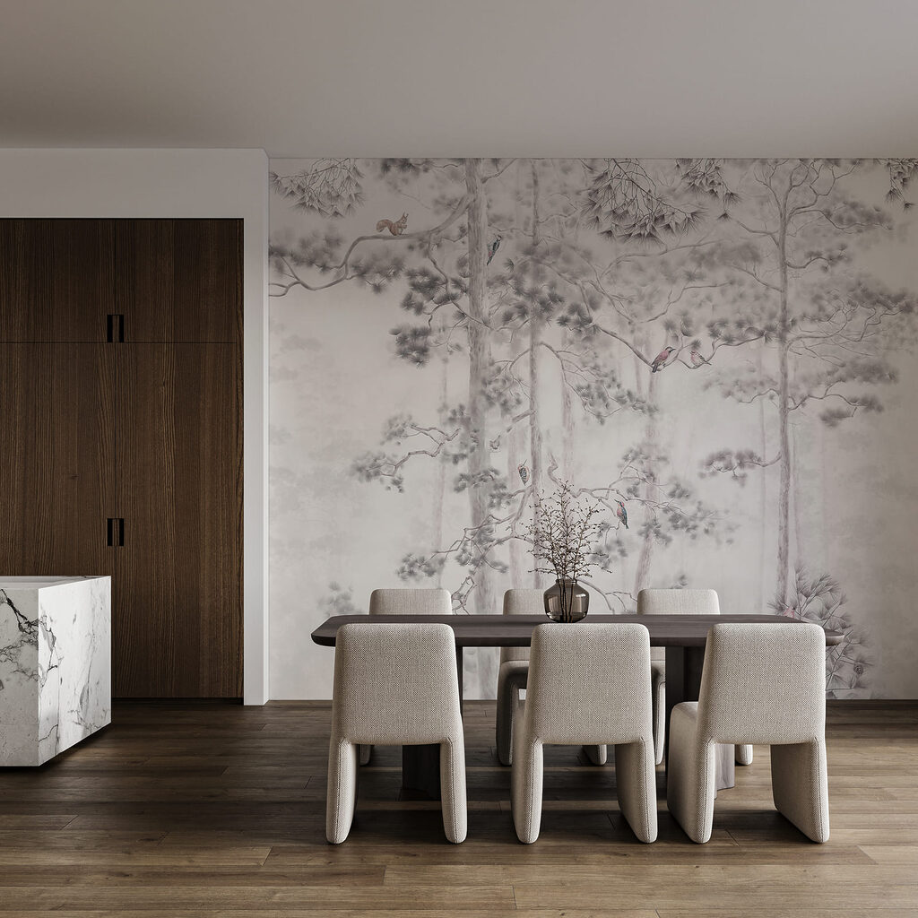 Woodland Etching — interior 3