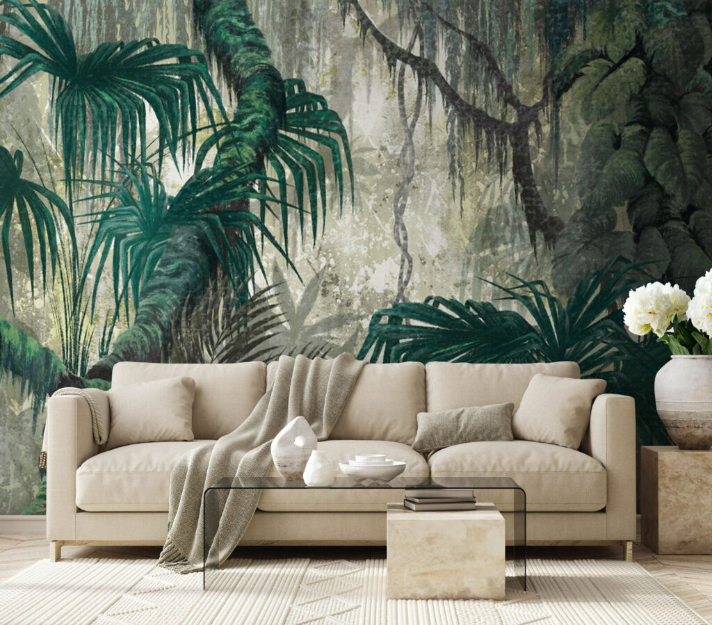 Palms on weathered paint — interior 3