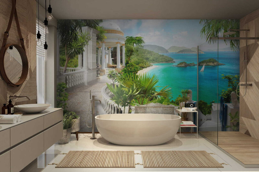 Seaside terrace view — interior 1