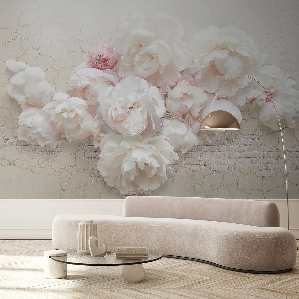Peonies in Relief — interior 2