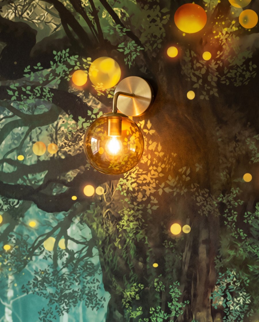 Enchanted Lantern Tree — detail