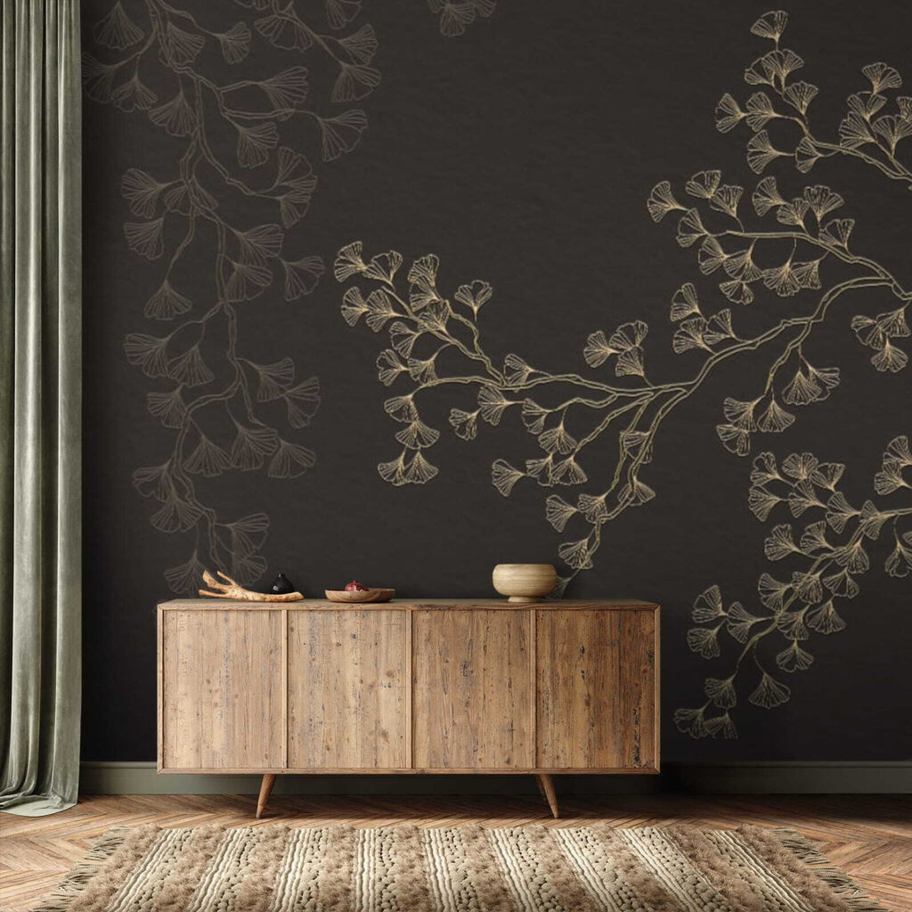 Branchwork After Dark in an interior