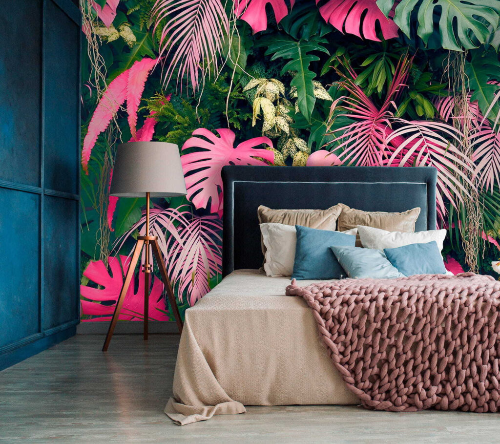 Tropical Colour in an interior