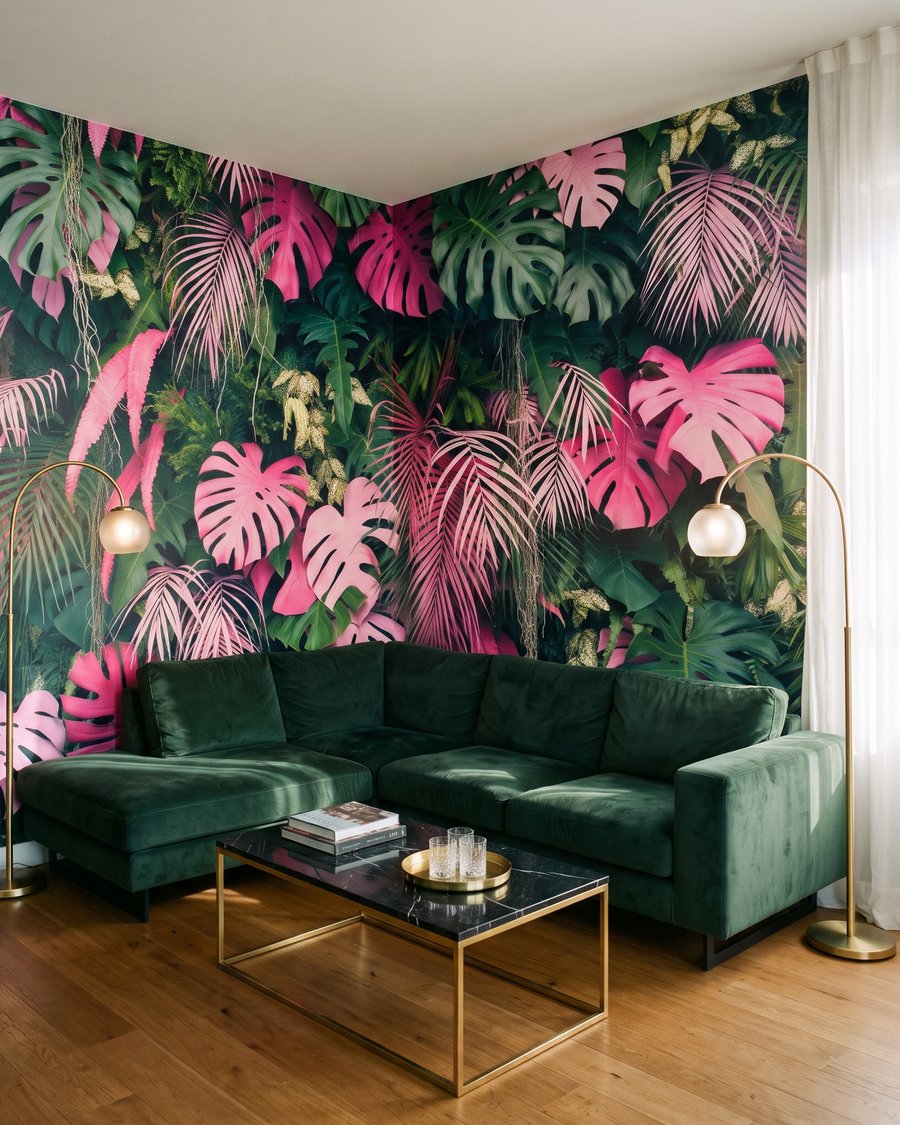 Tropical Colour in an interior