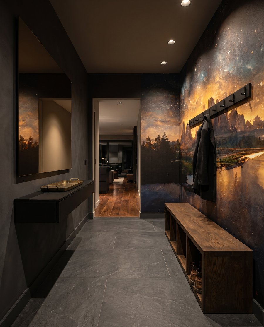 Moon Over the River in an interior