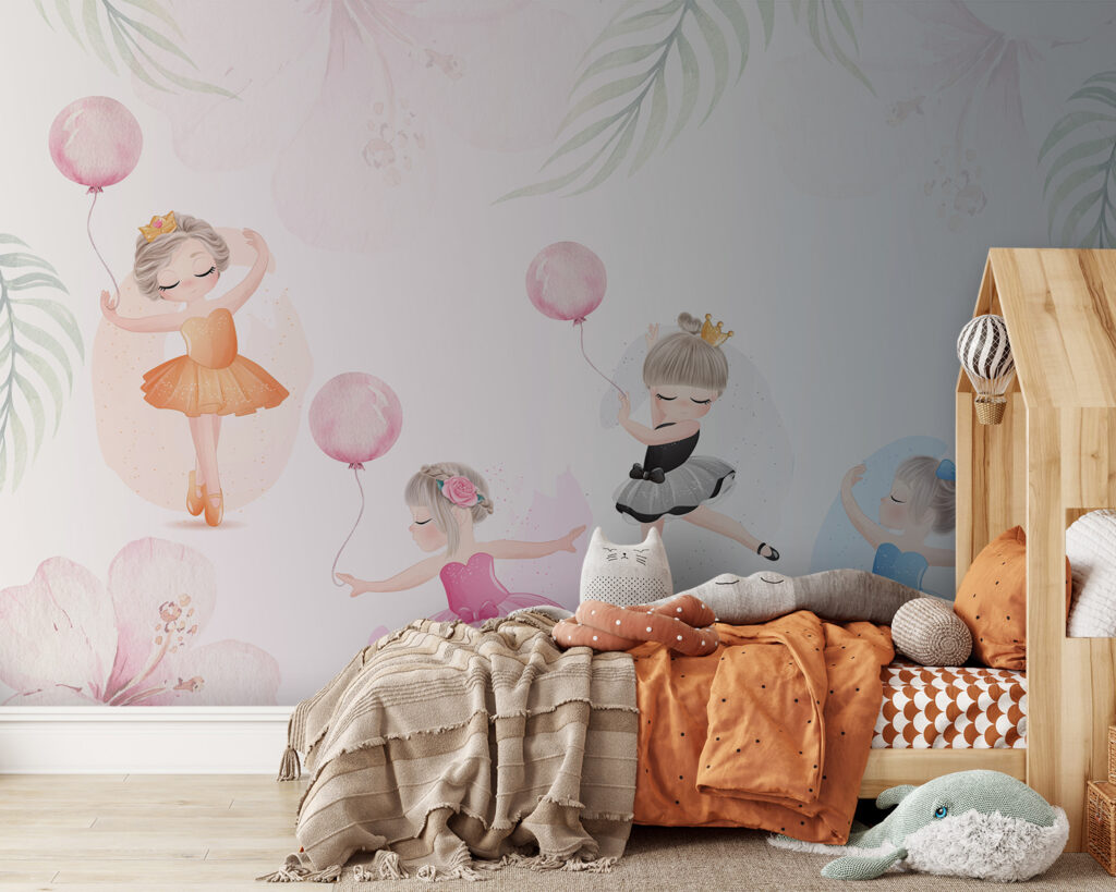 Ballerinas with pink balloons — interior 5