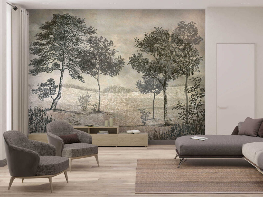 Open Woodland Etching — interior 2