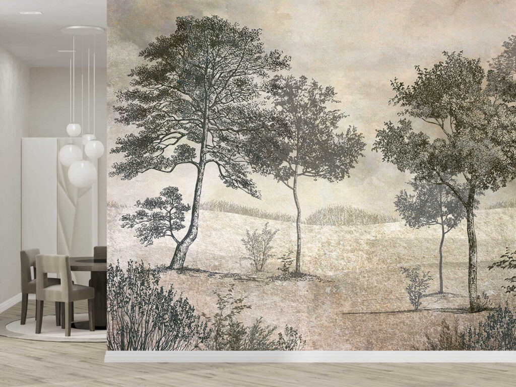 Open Woodland Etching — interior 4