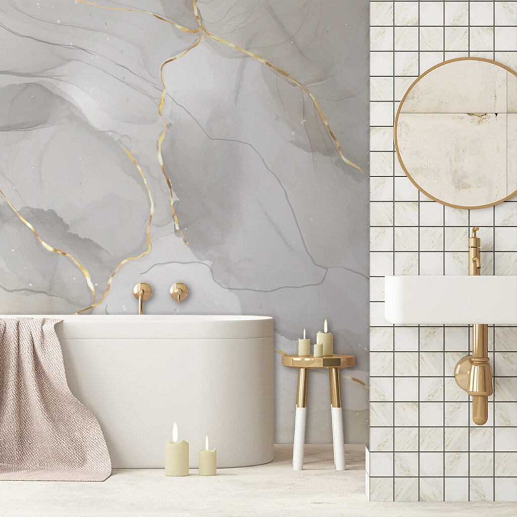 Marble With Fine Veins in an interior