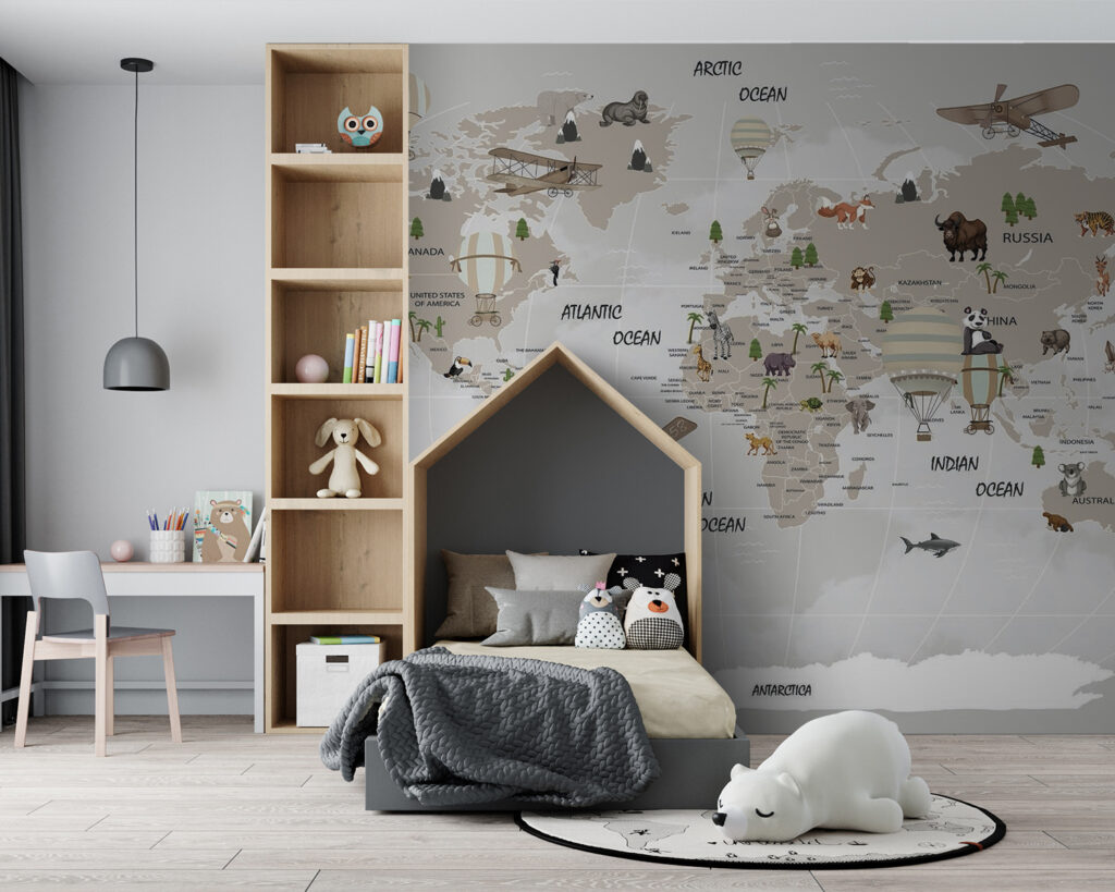 Travel symbols and animals — interior 6