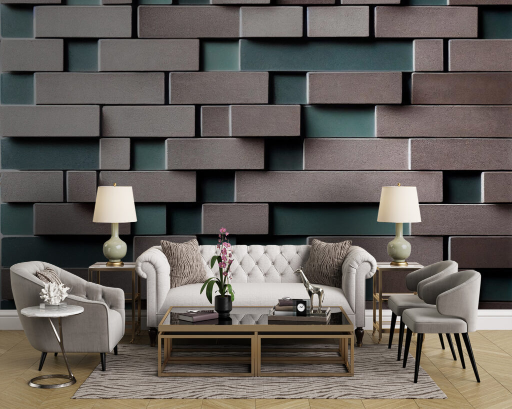Brick blocks, open joints — interior 8