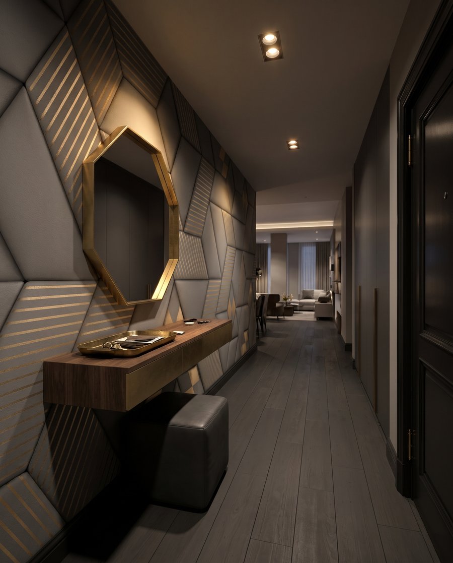 Faceted Rhythm in an interior