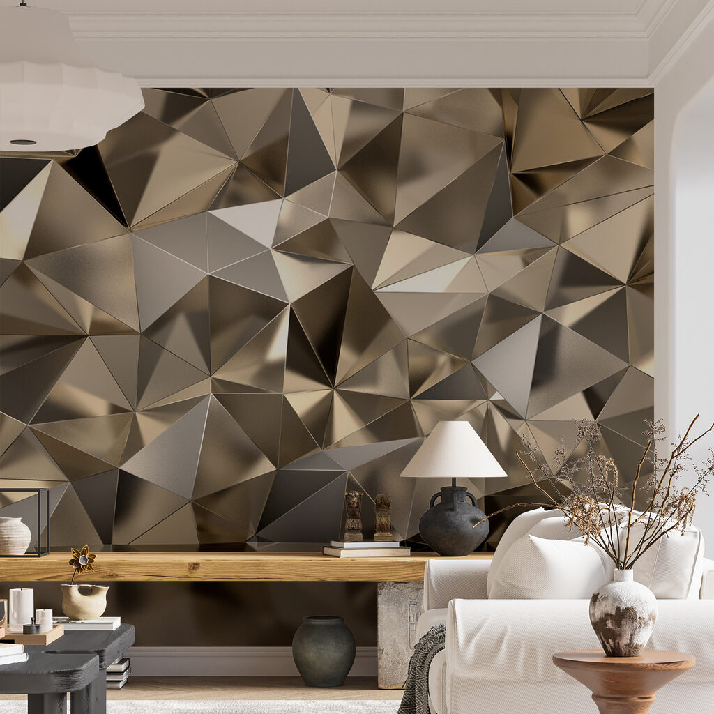 Gold facets above reflection — interior 11
