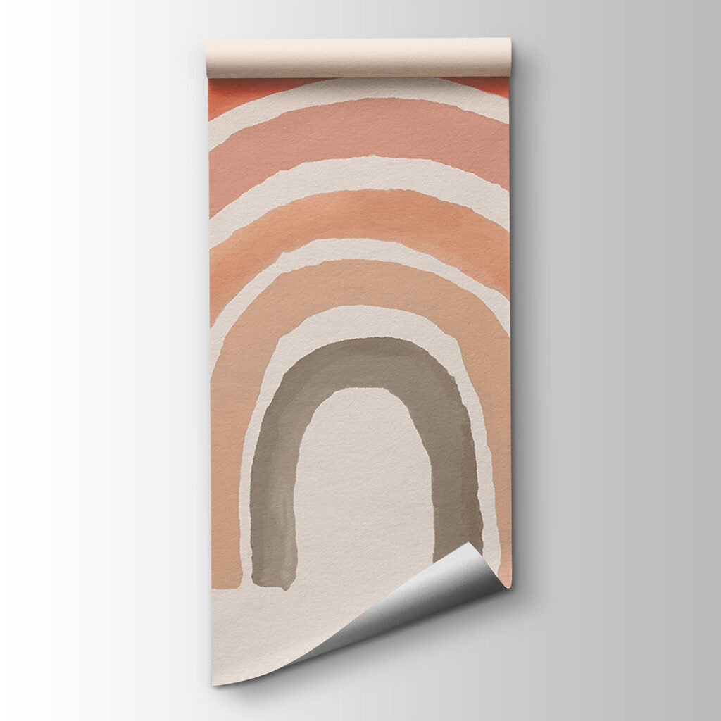 Rainbow in warm watercolour — product view