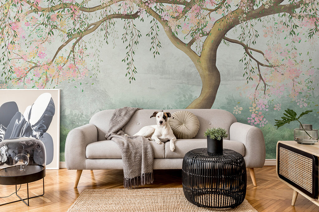 Tree in blossoming mist — interior 3