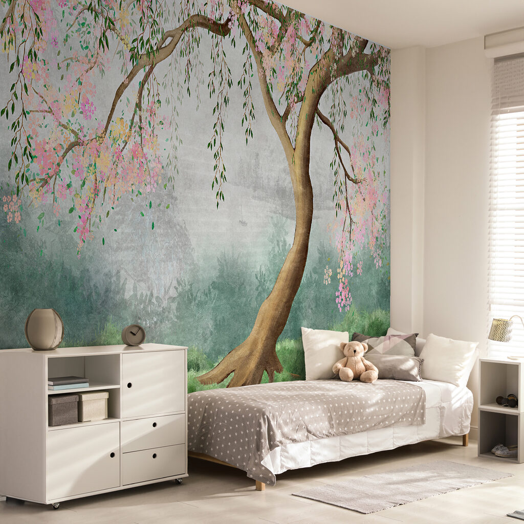 Tree in blossoming mist — interior 2