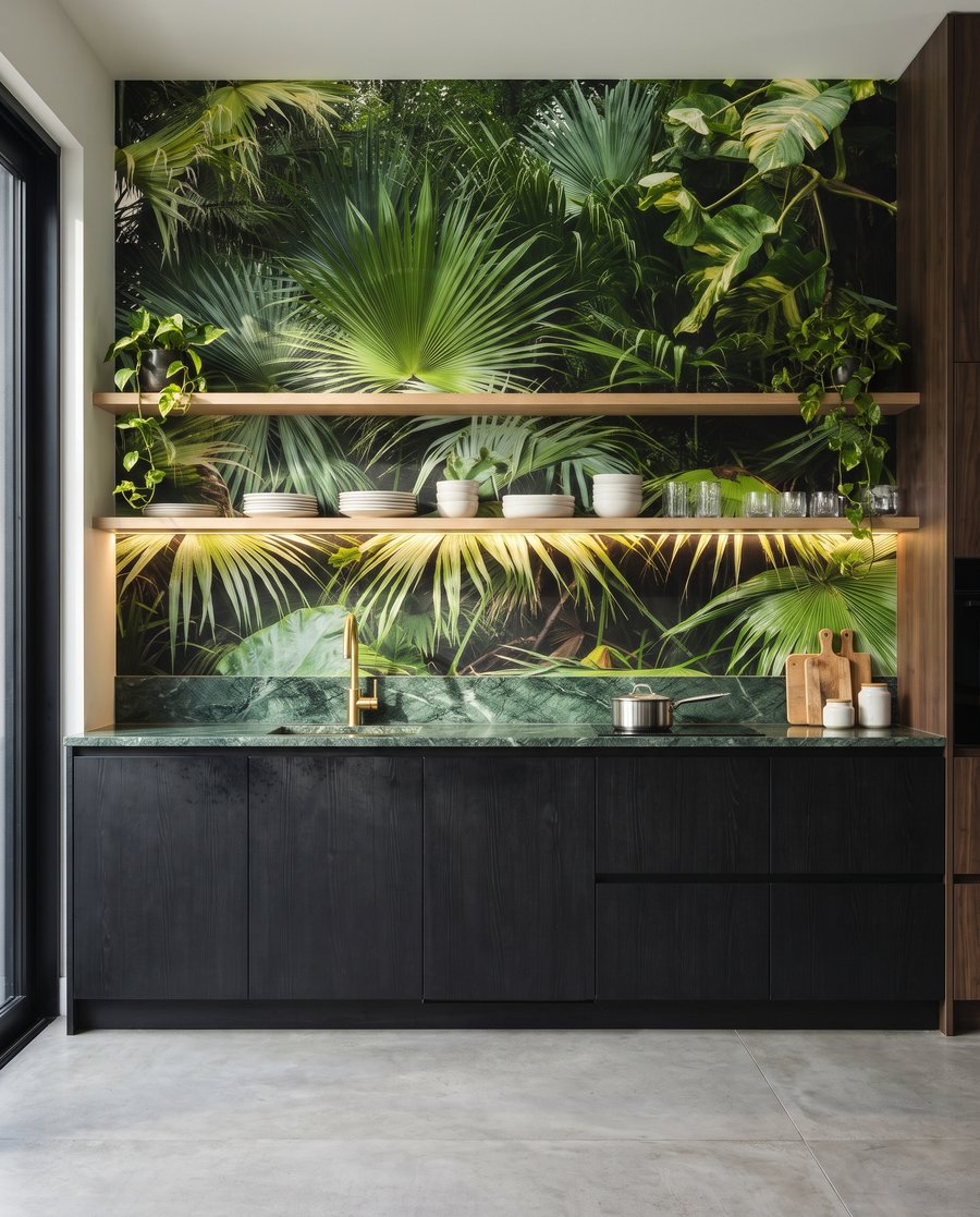 Jungle Green in an interior