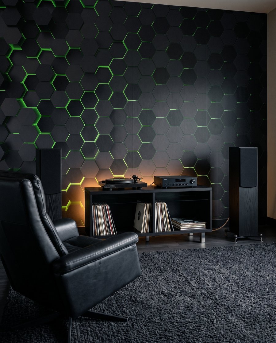Electric Hexagons — interior 4